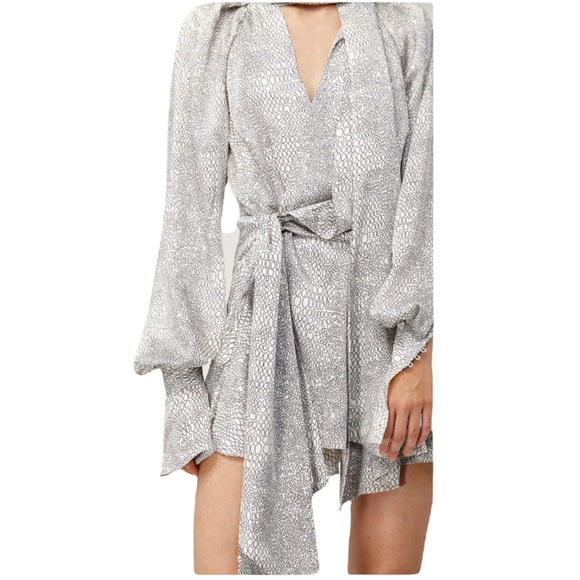 ACLER Doheny Dress in Monochrome Snake size 2 - Picture 2 of 11